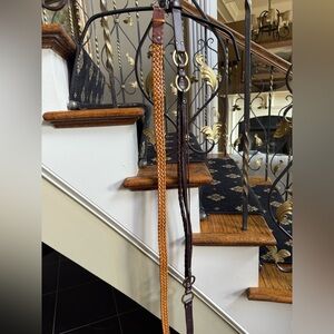 Brown Leather Belts.EUC .One is Talbots the other bought in Italy.Both included